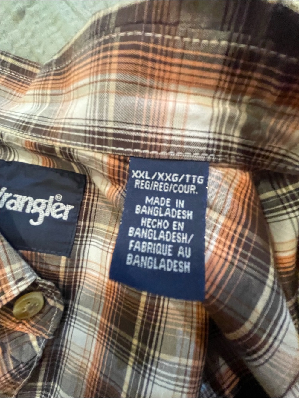 Men’s Wrangler Pearl Snap - Picture 5 of 5